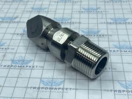 Форсунка каналопромывочная 3 грани до 300 бар  50 л/мин 1 вперёд  5 назад вх.3/4 нар