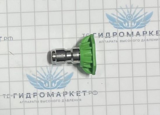 Форсунка для разбрызгивания жидкости 25 град  Зелёная