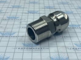 Форсунка каналопромывочная до 300 бар  70 л/мин 0 вперёд  4 назад вх.3/8 вн