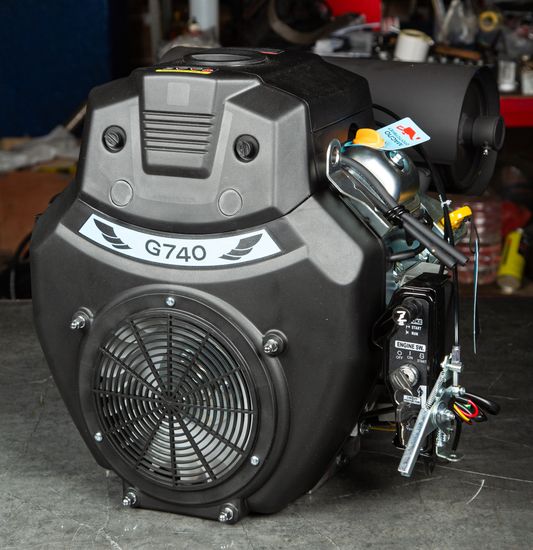 Двигатель бензиновый Gidro.Market 740 D 30л/с (V-образн,740 см куб,D25 мм, 20A)