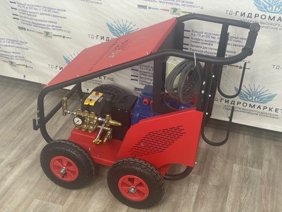 АВД GM Pump JD 15 л 250 бар 7,5 кВт Base 4 wheel small Full protect