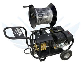 АВД каналопромывочный GM JD 150 бар 33 л.мин. вер 2 wheel Pipe