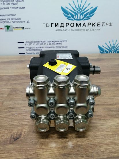 Трехплунжерный насос высокого давления Hawk NPM 1525RN (15 л/мин 250бар) 5,7кВт