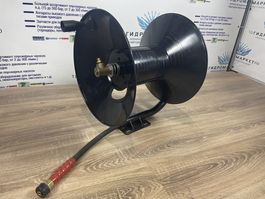 Катушка (барабан) для намотки шланга 50м стационарная с фиксацией