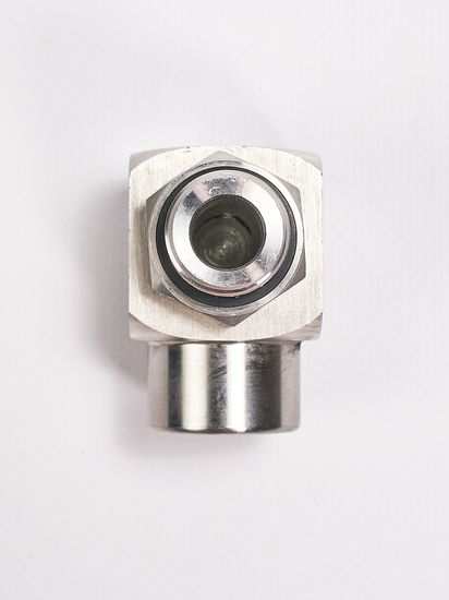 Поворотный фитинг угловой GM (нерж); 1/2"ш-1/2"г 400 бар