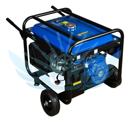 Бензиновый генератор GM 6,5 квт медная обмотка. на колёсах