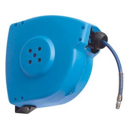 Барабан инерц. пневмо. дл. 10м 3/8" (пласт.) 3/8" г.3/8"ш. 10 бар