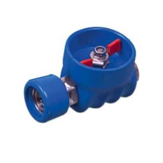 Шаровый обрезиненный кран с БРС байонетом