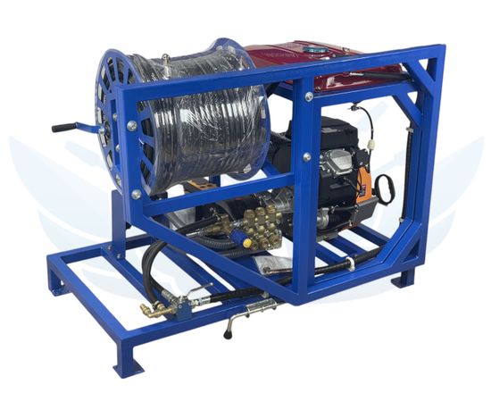 Установка каналопромывочная откидная GM Pumps 150-200 бар 50-65 л/мин вер Pipe