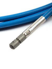 Гибкое копьё для очистки труб и теплообменников с форсункой 10м, 1200 бар, выход 1/4"ш