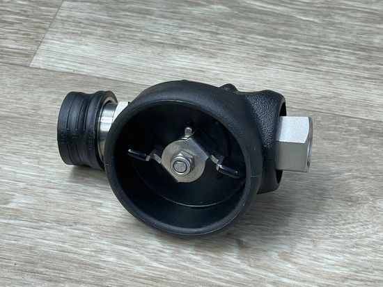 Кран для пены Двуходовой обрезиненный GM Pump