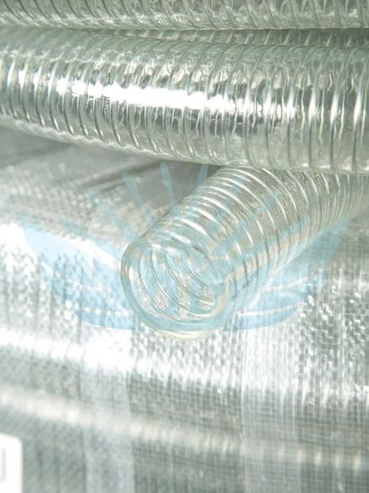 ПВХ рукав, армированный стальной спиралью 50 метров бухта 1" 25*33