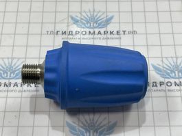 Быстросъёмное соединение с поворотными сферами KW 1/4. 350 бар. Синий