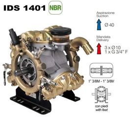 Мембранный насос Comet серия IDS 1401 (135 л/мин; 50 бар)