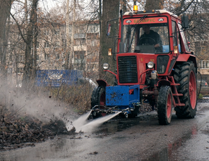 Коммунальная установка высокого давления для тракторов 1000 л, 200 бар