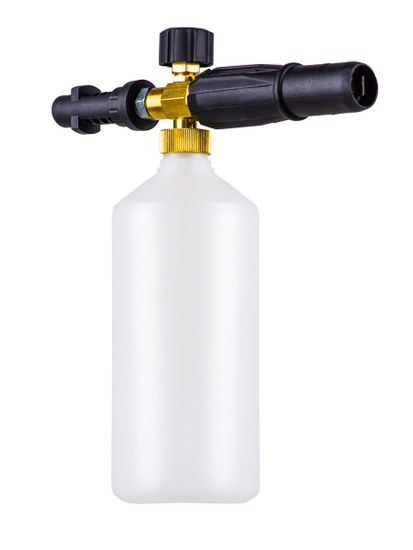 Пенная насадка для автомойки с переходником под Karcher К2-К7 (аналог) пласт.