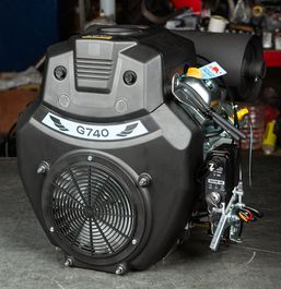 Двигатель бензиновый Gidro.Market 740 D 30л/с (V-образн,740 см куб,D25 мм, 20A)