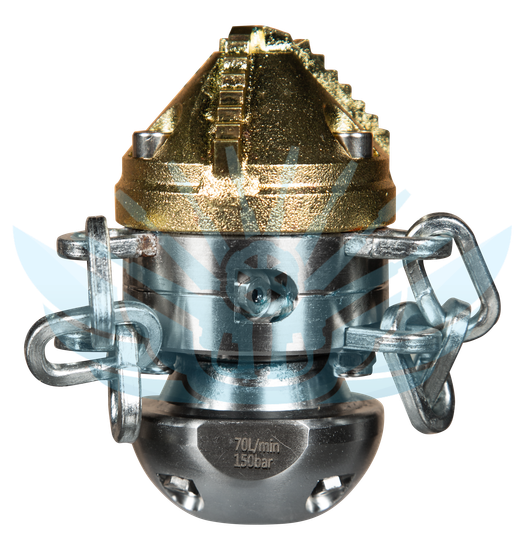 Форсунка Корнерез 360 с вращением и цепями до 150 бар 70 литров