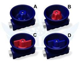 Кран для пены, BPS вход 1/2 г. выход 1/2 г.