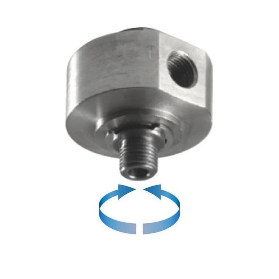 Поворотное соединение угловое 90°, G3/8M-G3/8F (нержавеющая сталь)